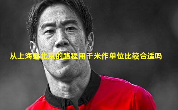 从上海到北京的路程用千米作单位比较合适吗