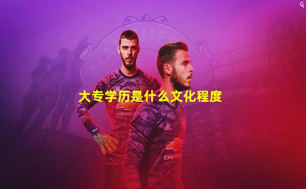 大专学历是什么文化程度