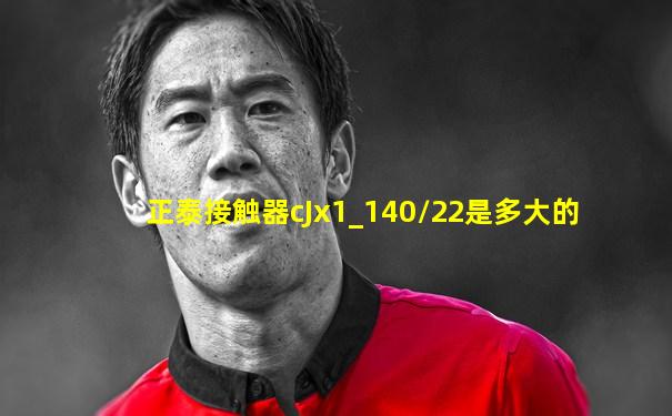 正泰接触器cJx1_140/22是多大的
